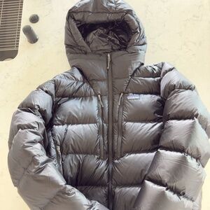 Patagonia Men's Fitz Roy Down Hooded Jacket Black